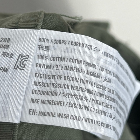 Abercrombie & Fitch Relaxed Cargo Fit Pant Size 16 Women’s Utility Cotton Green - Picture 10 of 14